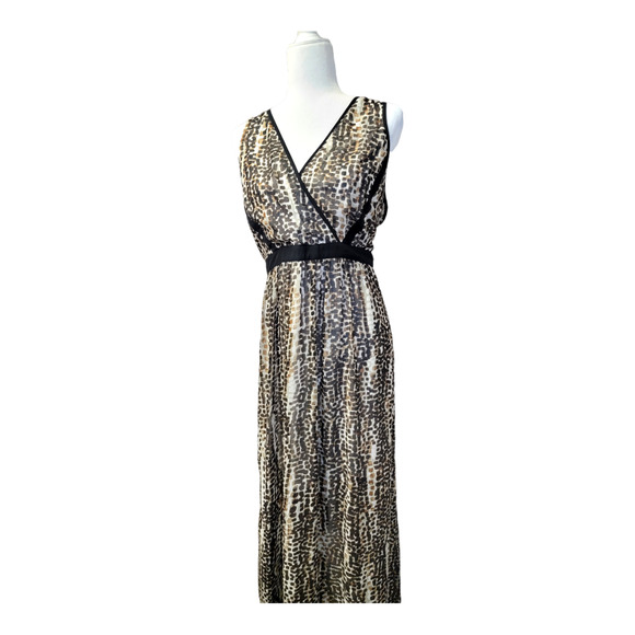 Calvin Klein Dresses & Skirts - Calvin Klein Sleeveless dress sheer overlay Size 12 Animal Print